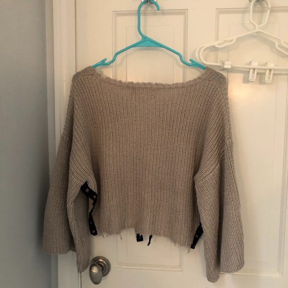 BSBW / LF Oversized Grey Sweater - Picture 2 of 3